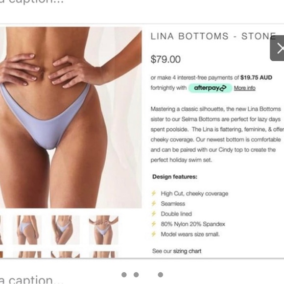 Arizona Daphne Stone Swim Set - Picture 3 of 3